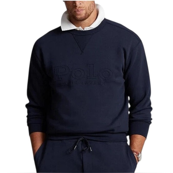Polo Ralph Lauren Other - Polo Ralph Lauren Men's Big & Tall Crew Neck Logo Sweatshirt Blue